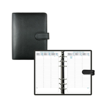 Agenda organiseur EXACOMPTA Exatime 17 Baltique noir - 190 x 150 mm