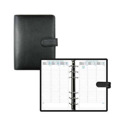 Agenda organiseur EXACOMPTA Exatime 17 light Baltique noir - 190 x 135 mm