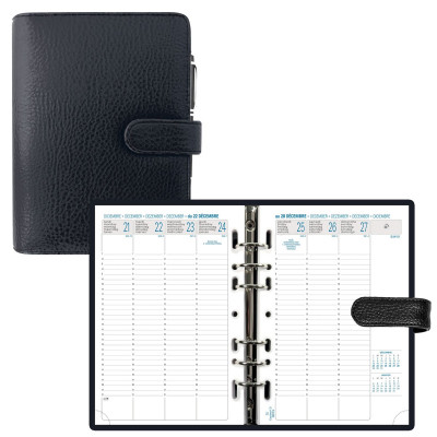 Agenda organiseur EXACOMPTA Exatime 21 Baltique noir - 230 x 190 mm