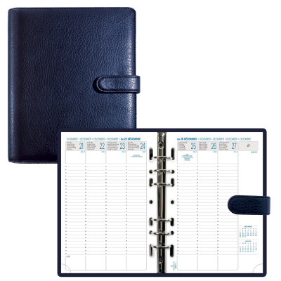 Organiseur 2024 exatime 21 baltique 230x190mm noir - RETIF