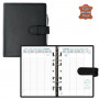 Agenda organiseur EXACOMPTA Exatime 21 cuir Cali noir - 230x190mm