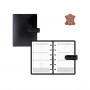 Agenda organiseur EXACOMPTA Exatime 14 cuir Napoli noir - 140 x 100 mm