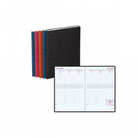 Agenda EXACOMPTA Semainier pratic W Carte Napura - 180x140mm - 1 semaine  sur 2 pages - spirale (COLORIS ALEATOIRES)