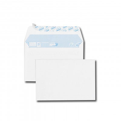 Enveloppes C6 Blanches GPV 114x162 - Papeterie Qualité 80g - Lot de 500