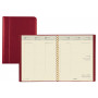 Agenda BREPOLS Timing - 17,2x22cm - 1 semaine sur 2 pages couverture rouge Palermo