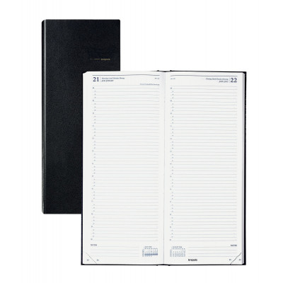 Agendas BREPOLS Saturnus Travers 13,5x33 cm - 1 jour par page