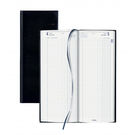 Recharge Agenda 2024 spirale OBERTHUR Contemporain 27 - 21x27cm - 1 semaine  sur 2 pages LODGE/KENT