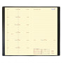 Agenda QUOVADIS Italnote 8,8x17cm Sahara - 1 semaine sur 1 page Horizontal+NOTE - Noir