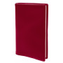 Agenda QUOVADIS Ministre Prestige 16x24cm cuir vachette Luna - 1 semaine sur 2 pages Vertical - Rouge Dali