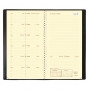 Agenda QUOVADIS Italsept S 8,8x17cm Soho - 1 semaine sur 1 page Horizontal+NOTE - Rouge Dali