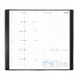 Agenda QUOVADIS Italnote B 8,8x17cm Nacre - 1 semaine sur 1 page Horizontal+NOTE - Or