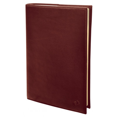 Agenda QUOVADIS Randonnée Prestige 9x12,5cm cuir pleine fleur Montebello - 1 semaine sur 2 pages Vertical - Havane
