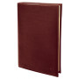 Agenda QUOVADIS Randonnée Prestige 9x12,5cm cuir pleine fleur Montebello - 1 semaine sur 2 pages Vertical - Havane