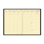 Agenda QUOVADIS Randonnée Prestige 9x12,5cm cuir pleine fleur Montebello - 1 semaine sur 2 pages Vertical - Havane
