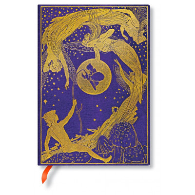 Carnet PAPERBLANKS ligné - Midi 130×180mm - Langs Fairy Books série Fée Violette