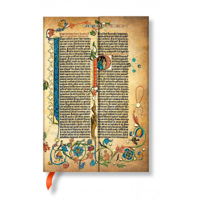 Carnet PAPERBLANKS ligné - Mini 100×140mm - La Bible de Gutenberg série Parabole