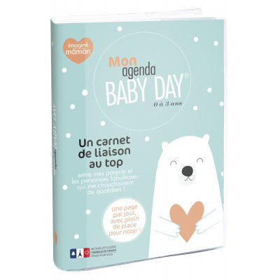 Carnet de liason EXACOMPTA Mon agenda Babyday® 0-3ans 15x21cm