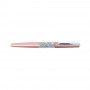 Stylo plume cristaux SWAROVSKI - or rose - EF (0,1 mm) - BLEU