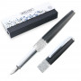 Stylo plume cristaux SWAROVSKI - noir - F (0,3 mm) - BLEU