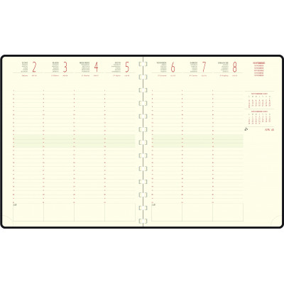 Recharge EXACOMPTA pour agenda EUROTIME 22S -22,5x18,5cm