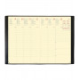 Agenda QUOVADIS AFFAIRES Prestige 10x15cm - Silk Bleu Marine - 1 semaine sur 2 pages Vertical