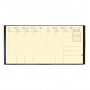 Agenda QUOVADIS EXECUTIF Prestige 16x16cm - Silk Bleu Marine - 1 semaine sur 2 pages Vertical