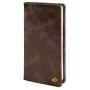 Agenda QUOVADIS ITALNOTE B 8,8x17cm - Nacre Marron - 1 semaine sur 1 page Horizontal