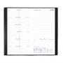 Agenda QUOVADIS ITALNOTE B 8,8x17cm - Nacre Marron - 1 semaine sur 1 page Horizontal