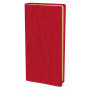 Agenda QUOVADIS ITALNOTE S 8,8x17cm - Sahara Rouge Cerise 1 - 1 semaine sur 1 page Horizontal