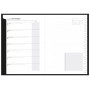 Agenda QUOVADIS PLAN NOTE 15x21cm - Billy Vert Amande - 1 semaine sur 1 page Horizontal