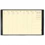 Agenda QUOVADIS PRESIDENT Prestige 21x27cm - Silk Noir - 1 semaine sur 2 pages Vertical