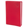 Agenda QUOVADIS UNIVERSITAIRE 10x15cm - Equology Rouge Cerise 1 - 1 semaine sur 2 pages Vertical