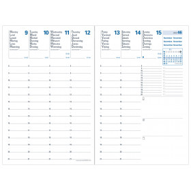 Filofax A4 Planning Vertical 5 Langues – Papeterie du Dôme