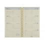 Recharge pour agenda BREPOLS Interplan - 9x16cm - 1 semaine sur 2 pages