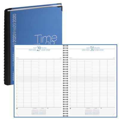 Agenda EXACOMPTA Time 29W Wire-o SPIRALE - 29,7x21cm - 1 jour par page