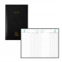 Agenda EXACOMPTA Carré EURO/CENTS - 210x135mm - 1 jour par page - Noir