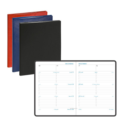 Agenda semainier bleu EXACOMPTA Consultation Grand format Barbara