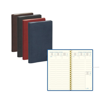 Agenda EXACOMPTA SAD 16S Winner - 165x90mm - 1 semaine sur 2 pages - spirale (COLORIS ALEATOIRES)