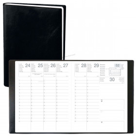 Agenda semainier de poche Sélection - 9 x 13 cm - noir - 2024 pas cher