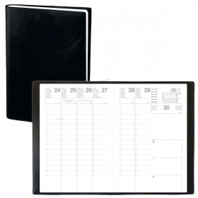 Agenda journalier grand format couv. rigide noir - Cdiscount