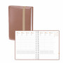 Agenda QUOVADIS TIME&LIFE XLarge 21x27cm - Time & Life Cuivre - 1 semaine sur 2 pages Vertical