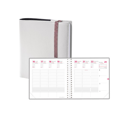 Agenda Semainier 2024 - 100 x 150 mm - Noir QUO VADIS Time et Life