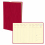 Agenda QUOVADIS Carla Prestige 8x10,5cm Sahara - 1 semaine sur 2 pages Vertical - Rouge Cerise