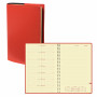 Agenda QUOVADIS Note 24S 16x24cm Soho - 1 semaine sur 1 page Horizontal+NOTE - Rouge Dali