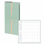 Agenda QUOVADIS PLAN MONTH 8,8x17cm - Billy Vert Amande - 1 mois sur 2 pages