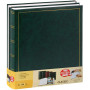 Lot 2x Albums photo traditionnels 29x32cm - 100 pages blanches - 500 photos + 900 pastilles - VERT