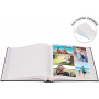 Lot 2x Albums photo traditionnels 29x32cm - 100 pages blanches - 500 photos + 900 pastilles - ROUGE