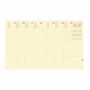 Agenda QUOVADIS PRESIDENT Prestige 21x27cm - Silk Bordeaux - 1 semaine sur 2 pages Vertical