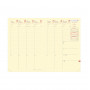 Agenda QUOVADIS MINISTRE Prestige Soho Bleu acier - 16x24cm - 1 semaine sur 2 pages Verticale