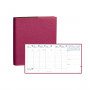 Agenda QUOVADIS EXECUTIF Club Framboise - 16x16cm - 1 semaine sur 2 pages Verticale